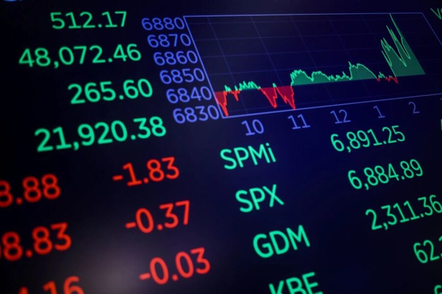 Stock Market Trading Screen